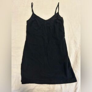 Rhythm Linen Black Mini dress